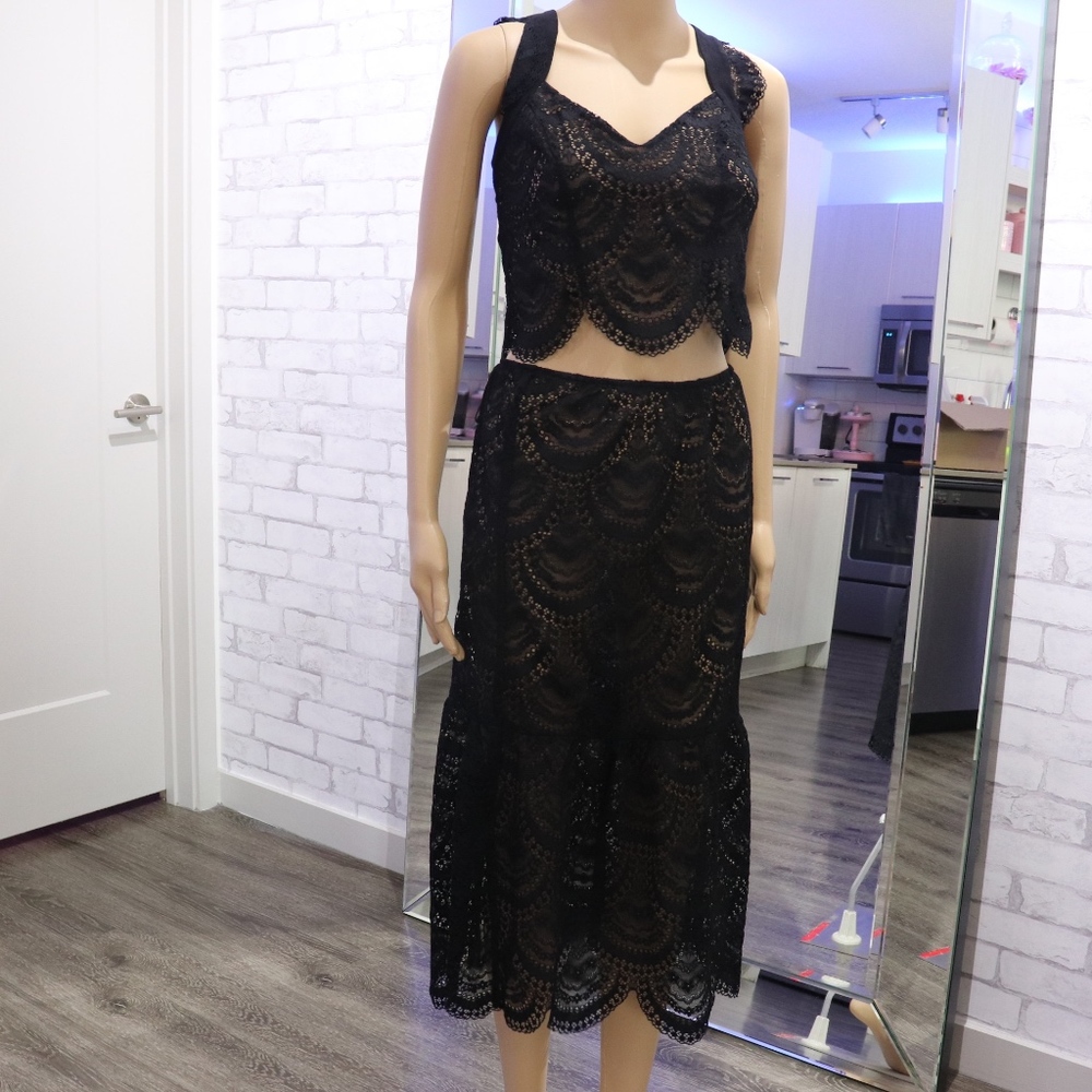 For Love & Lemons Rosalita Top and Skirt